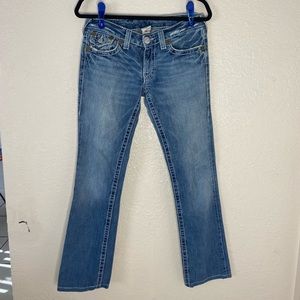 True Religion bootcut light wash jeans